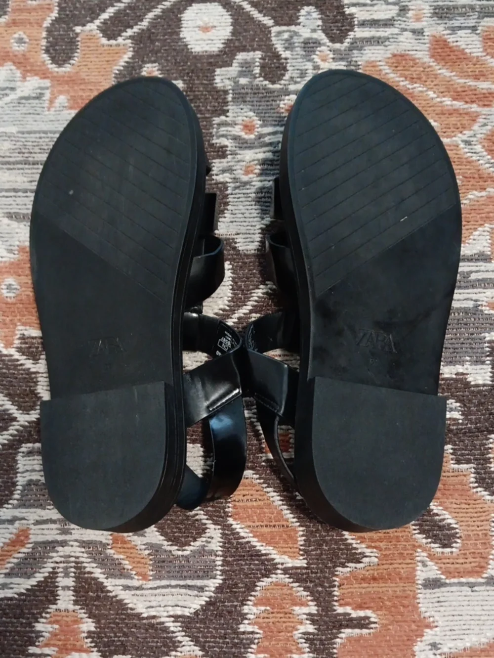 Zara Black  Fisherman Sandal - Picture 3 of 4